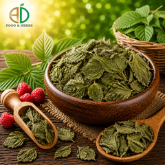 Dried raspberry leaves