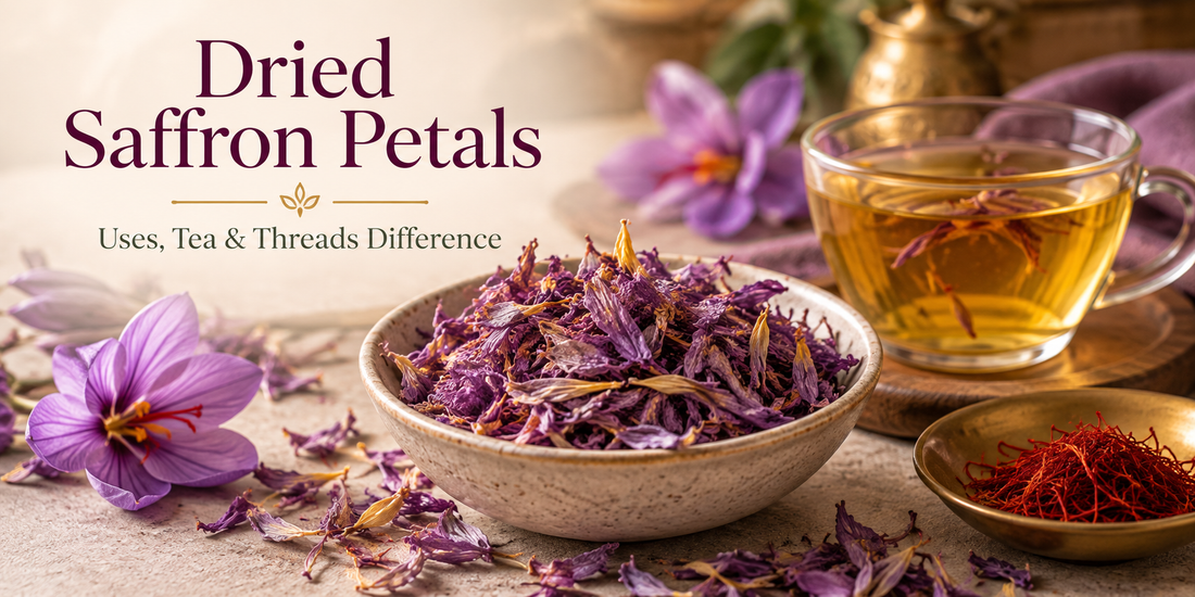 Dried Saffron Petals: Uses, Tea & Difference from Saffron Threads