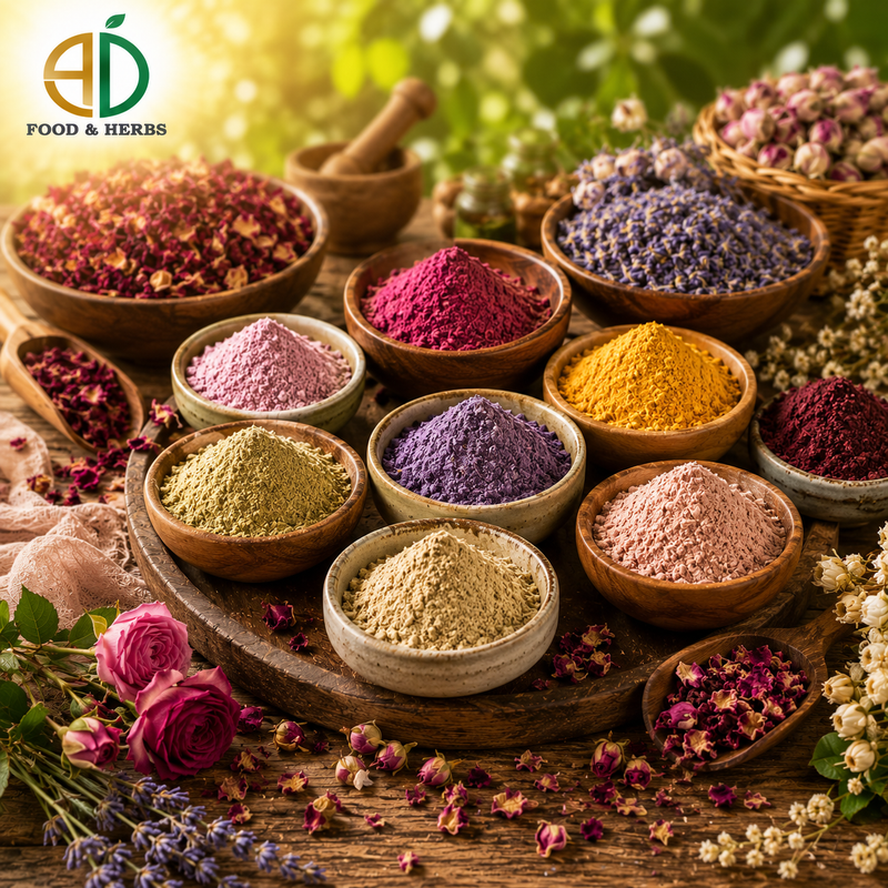 Dried Flower Powders