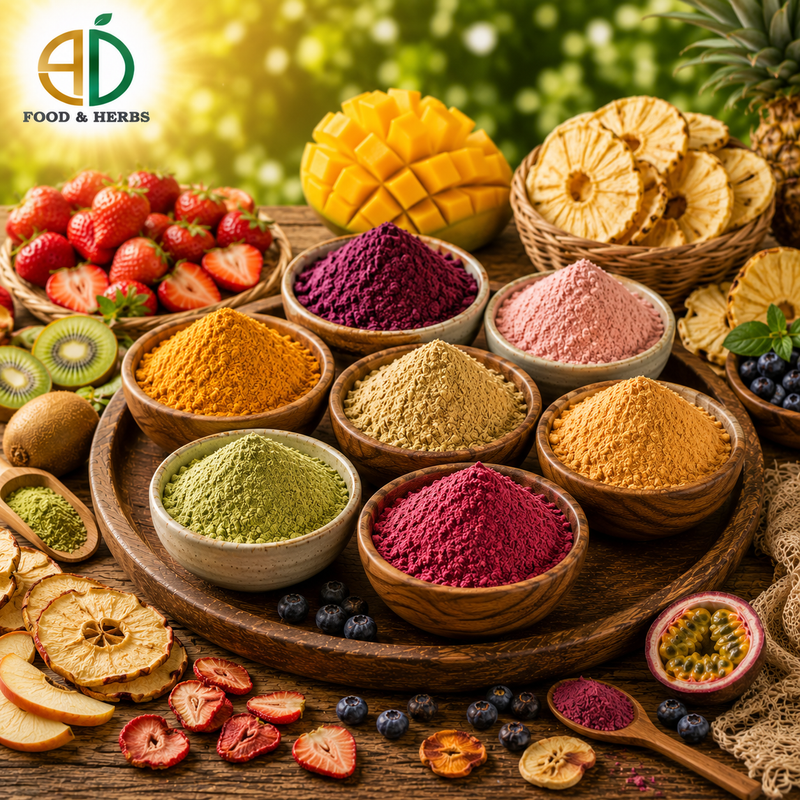 Dehydrated Fruit Powders