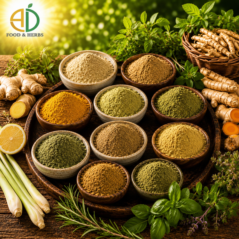 Dried Herbs & Spices Powders