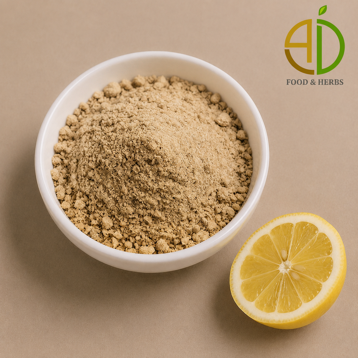 Dehydrated lemon powder