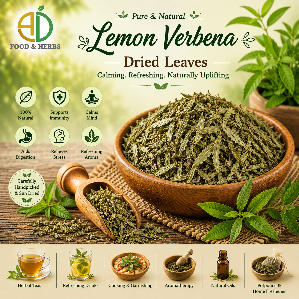 Dried lemon Verbena
