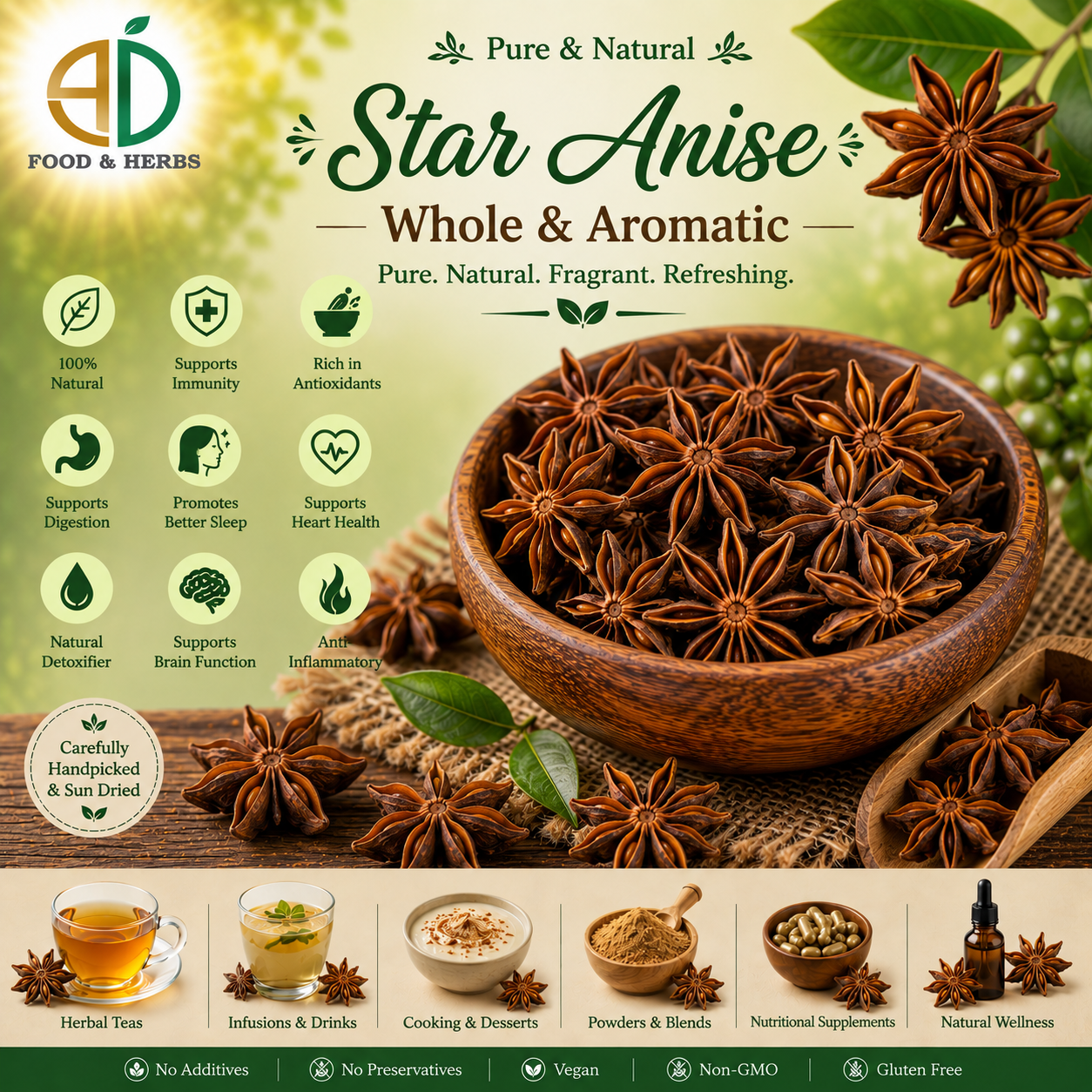 Dried star Anise