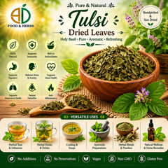 Dried Tulsi leaves