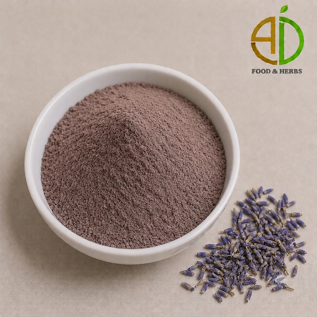 Dried lavender powder