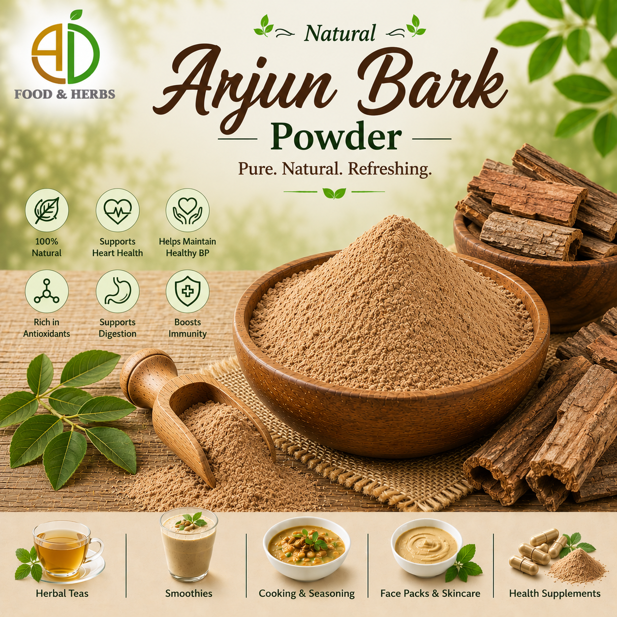 Arjuna Bark Powder