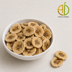 Dehydrated banana slices