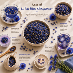Dried Blue Cornflower