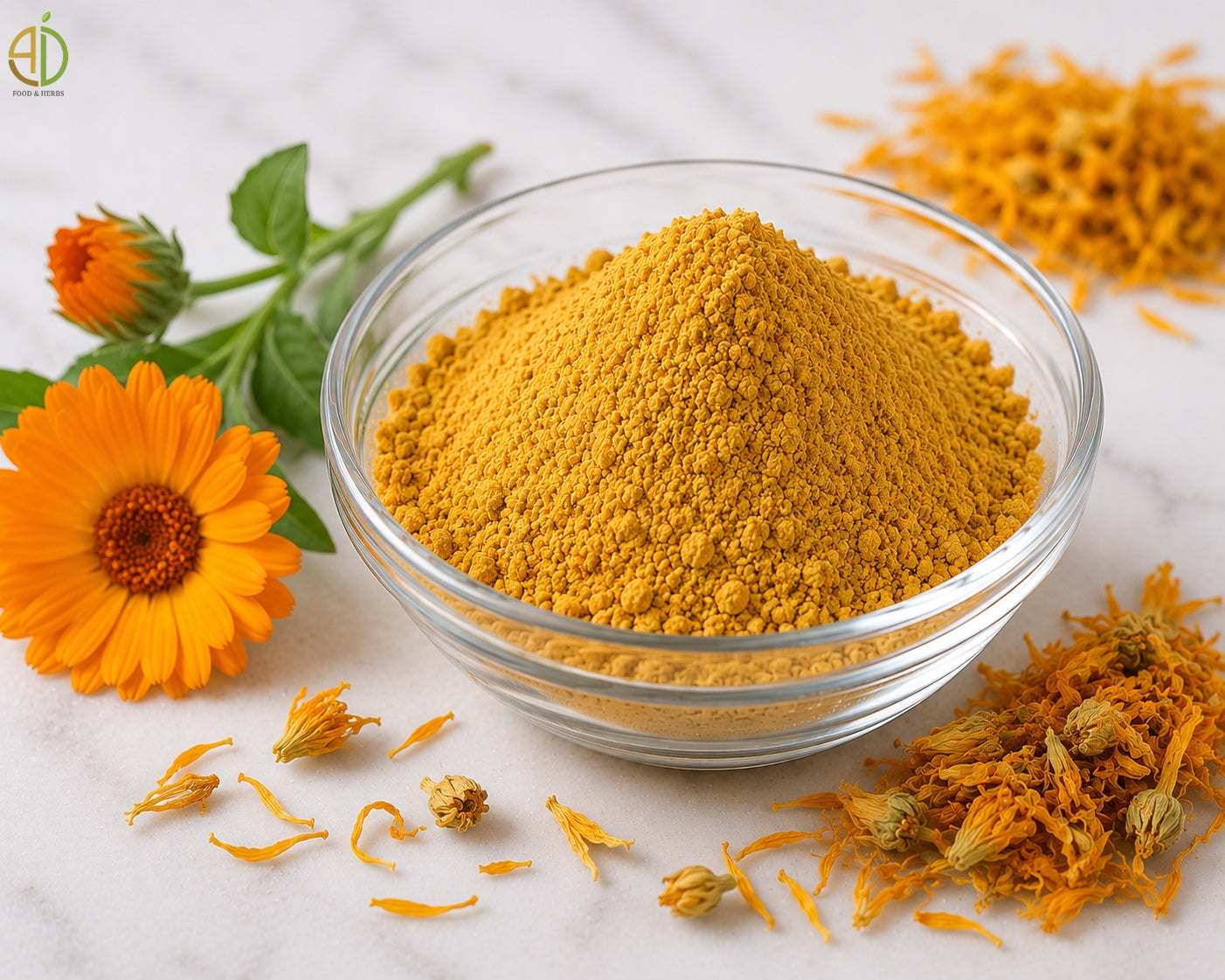 Dried Calendula powder