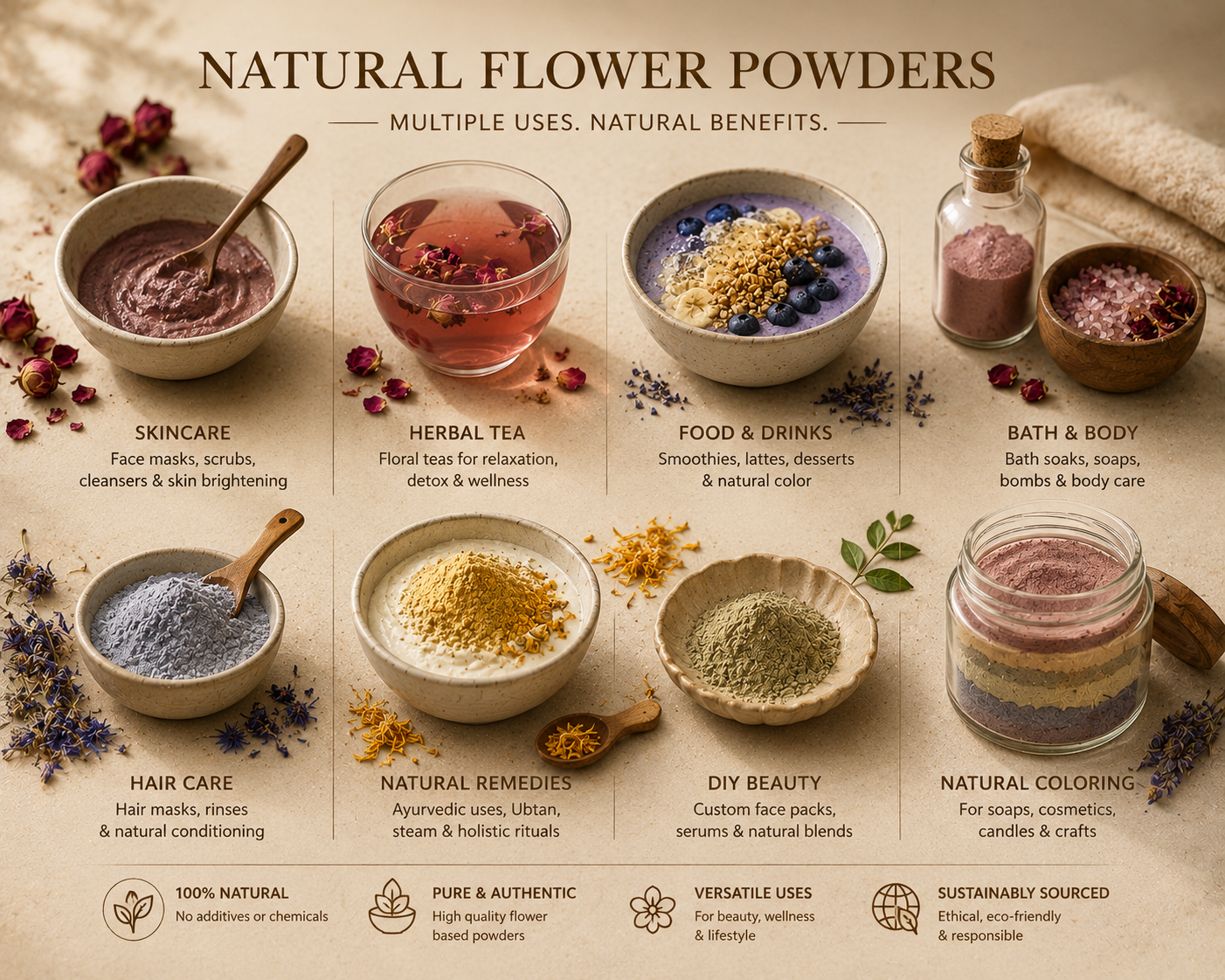Dried Chamomile powder