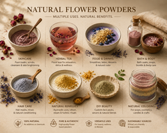 Dried Blue corn powder