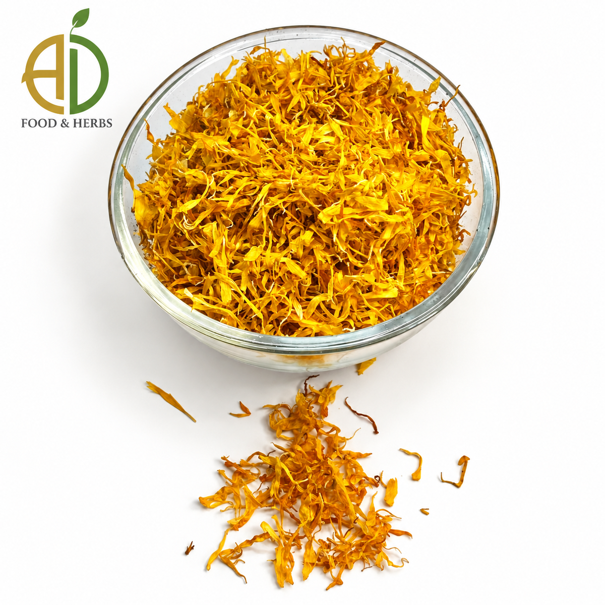 Dried calendula petals for natural tea and skincare