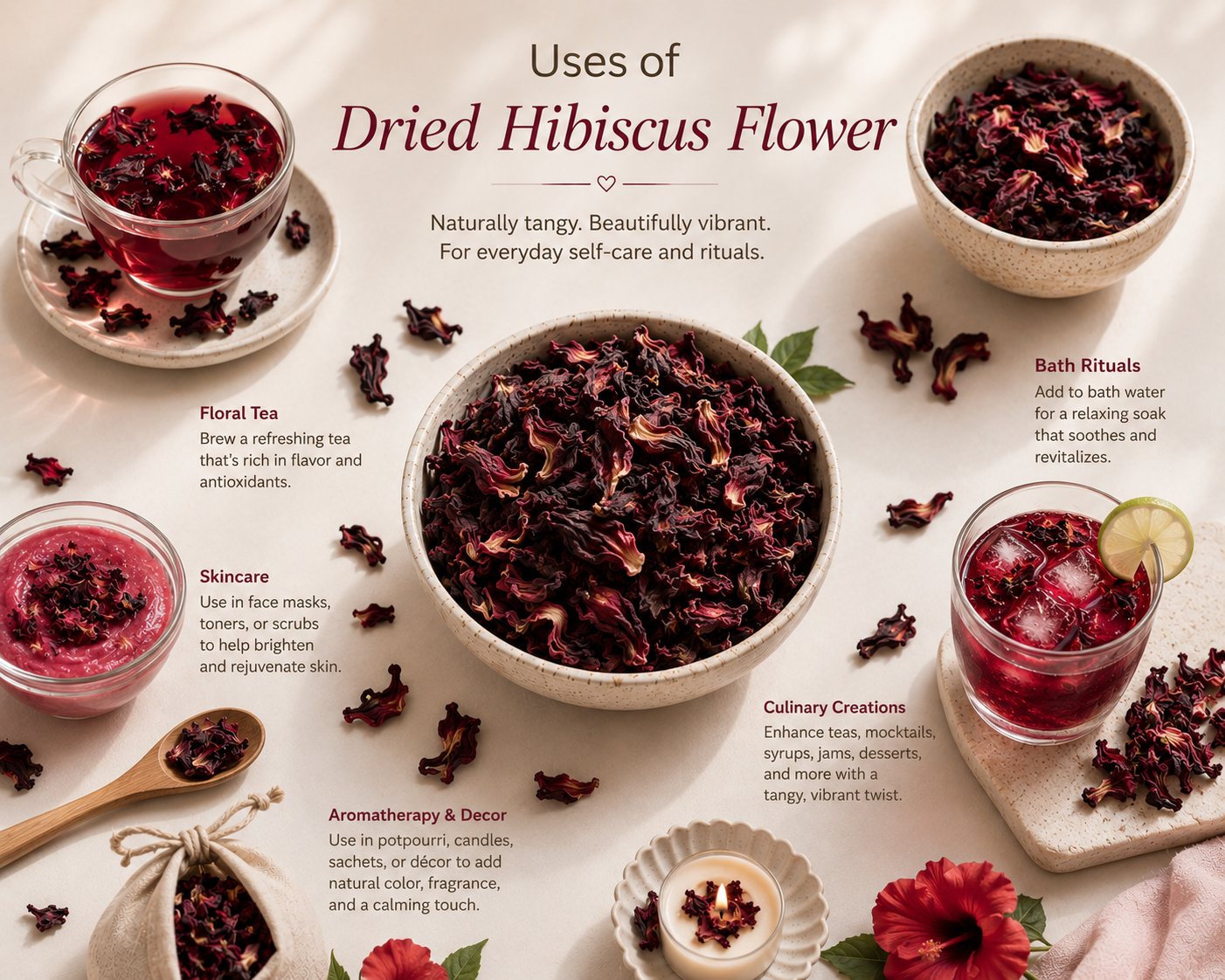 Dried Hibiscus powder