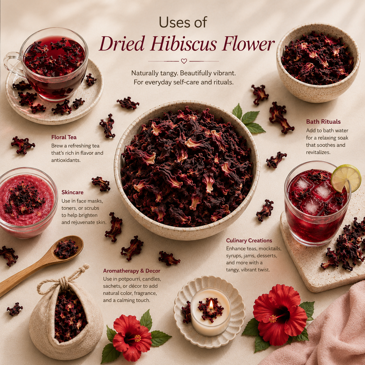 Dried Hibiscus Flower
