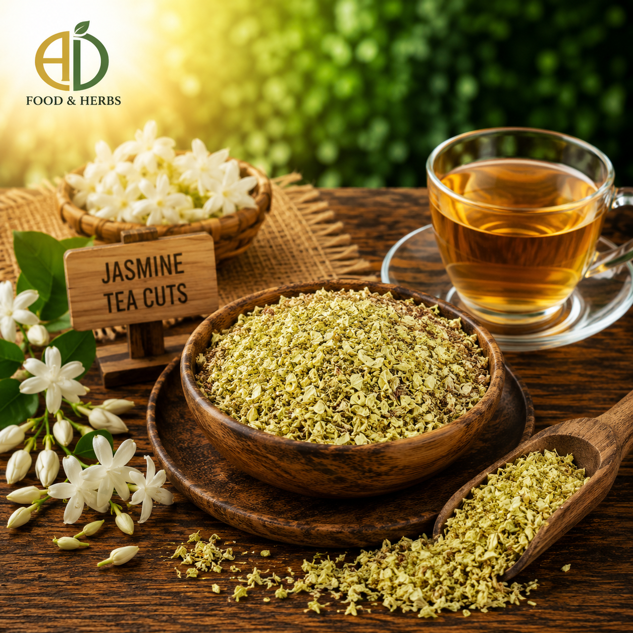 Jasmine tea cuts