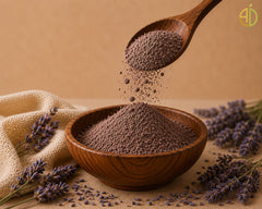 Dried lavender powder