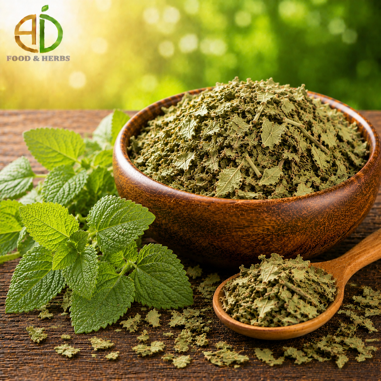 Dried lemon balm