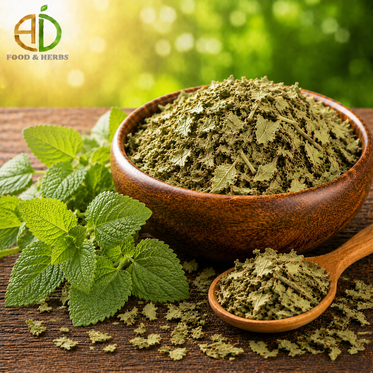 Dried lemon balm