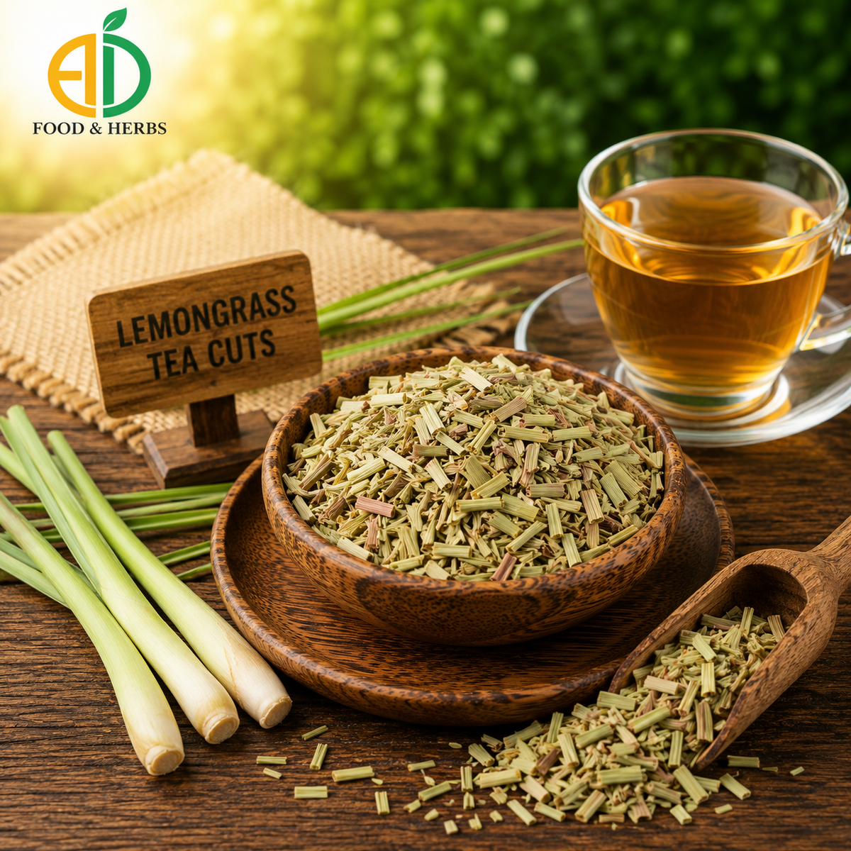 Lemon grass tea cuts