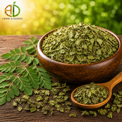 Dried moringa leaves