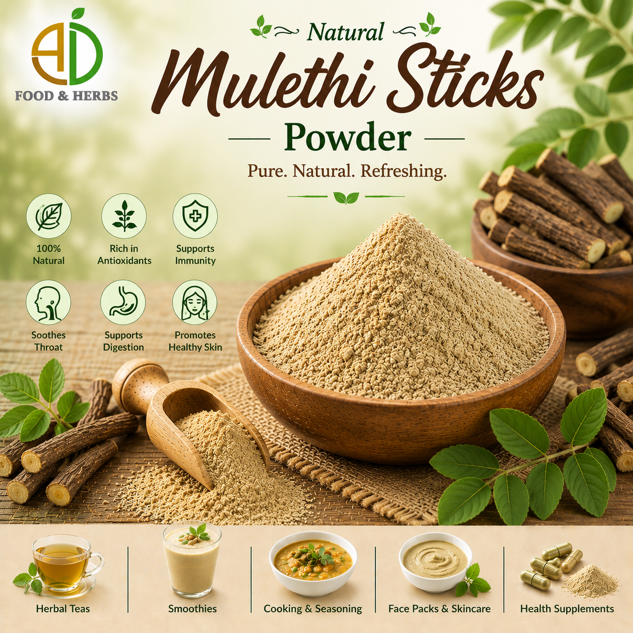 Mulethi Stick Powder