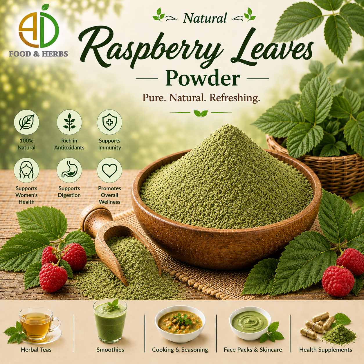 Raspberry Leaves Powder