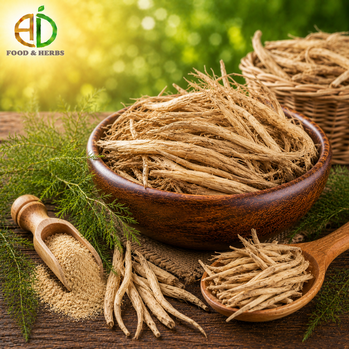 Dried Shatavari roots