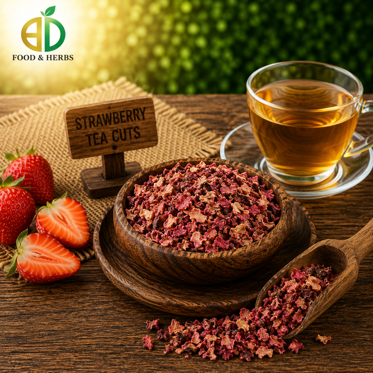 Strawberry Tea Cuts