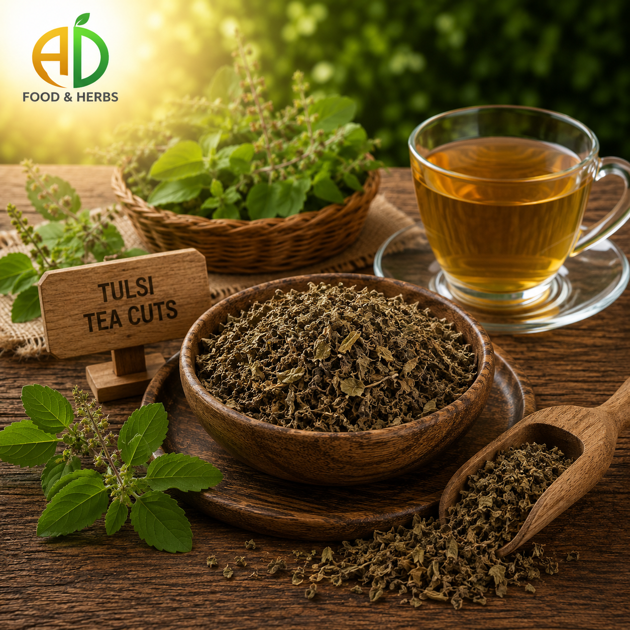 Tulsi tea cuts