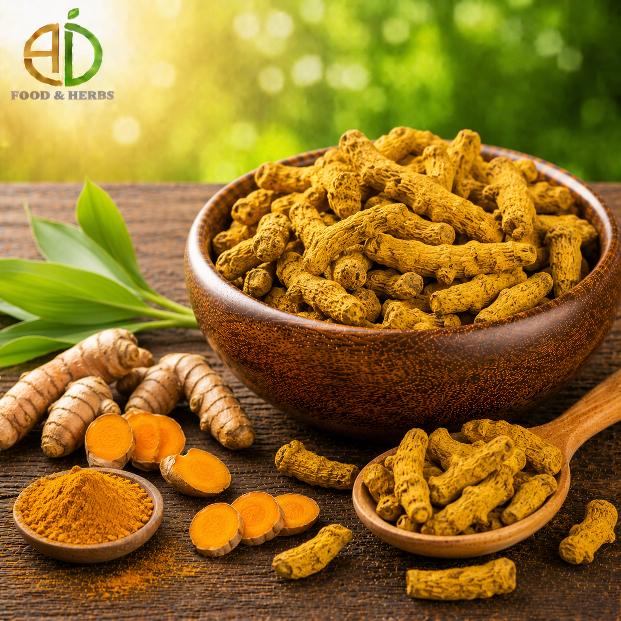 Dried turmeric